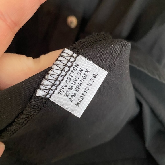 Bryn Walker Black Button Front Tunic - Picture 4 of 6